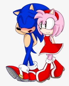 Sonic Has Something To Say To Amy - Sonic Y Amy Png, Transparent Png, Transparent PNG