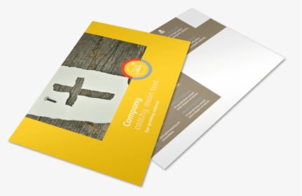 Youth Ministry Postcard Template Preview - Christian Cross, HD Png Download, Transparent PNG