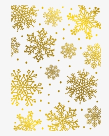 Transparent Gold Snowflake Background Png, Png Download, Transparent PNG