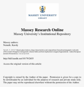 Massey University, HD Png Download, Transparent PNG