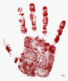 Кровь Png, Отпечаток Ладони, Png Blood, Png Blut, Sang - Fingerprints Design, Transparent Png, Transparent PNG