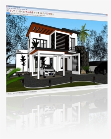 Transparent Big House Clipart - Sketchup, HD Png Download, Transparent PNG