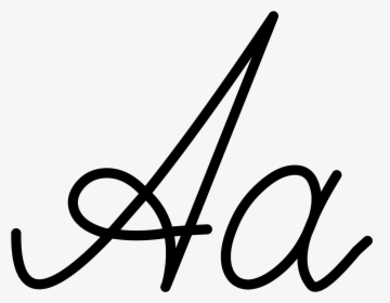 Hd Wallpapers How Do You Write Letters In Cursive Www - Cursive A Png, Transparent Png, Transparent PNG