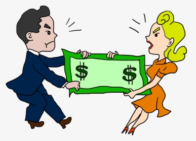 People Fighting Over Money Clipart , Png Download - People Fighting Over Money, Transparent Png, Transparent PNG