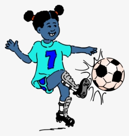 Toto, We Re Not In Kansas Anymore - Girl Playing Soccer Clipart, HD Png Download, Transparent PNG