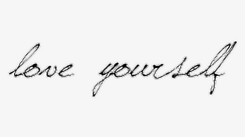 #loveyourself #cursive #words - Your Treasure Is There Will, HD Png Download, Transparent PNG
