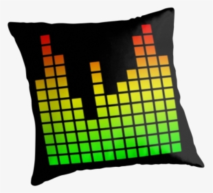 Audio Spectrum Bars By Vandarque - Glow In The Dark Square Stickers, HD Png Download, Transparent PNG