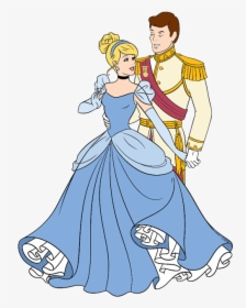 Cinderella And Prince Charming Cartoon, HD Png Download, Transparent PNG