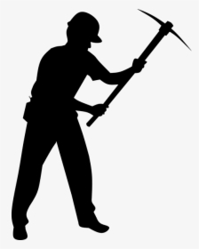 Cuttingedgefirewoodcom - Silhouette Construction Worker Png, Transparent Png, Transparent PNG