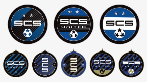 Scs United Soccer Crest Deisgns - Soccer Logo Circle Template, HD Png Download, Transparent PNG