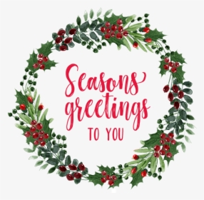 Season’s Greetings - Seasons Greetings Logo Png, Transparent Png, Transparent PNG