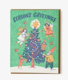 Seasons Greetings Card   Class Lazyload Lazyload Mirage - Christmas Tree, HD Png Download, Transparent PNG