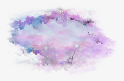 #cloud #painting #space #clouds #sky #moon #stars #dark - Transparent Background Watercolor Png, Png Download, Transparent PNG