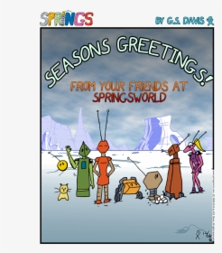 Seasons Greetings - Http - //springscomic - - Cartoon - Cartoon, HD Png Download, Transparent PNG