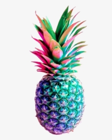 #pineapple #pink #blue #rainbow #diy - Aesthetic Pineapple, HD Png Download, Transparent PNG