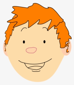 Redhead Boy Clipart Redhead Boy Clipart - Head Body Parts Clipart, HD Png Download, Transparent PNG
