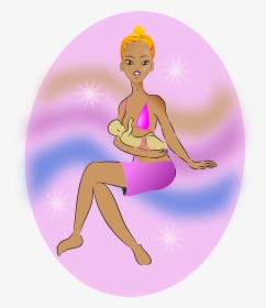 Desenhos De Mulher Com Bebe, HD Png Download, Transparent PNG