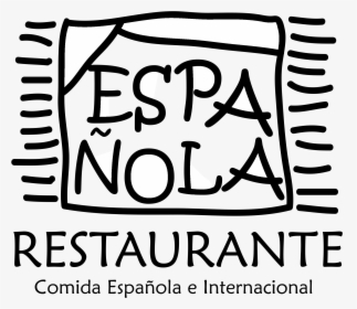 Espanola Restaurante Logo Black And White, HD Png Download, Transparent PNG