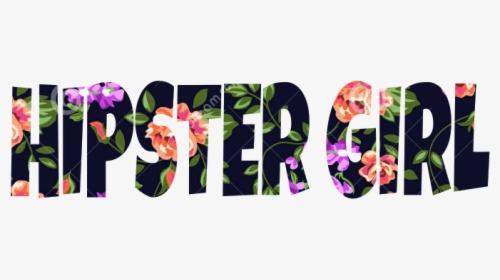 #hipstergirl #hipster #girl #tumblrgirl #tumblr - Graphic Design, HD Png Download, Transparent PNG