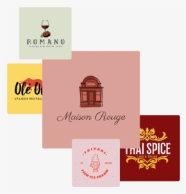 Restaurant Logo Templates For Businesses - Graphic Design, HD Png Download, Transparent PNG
