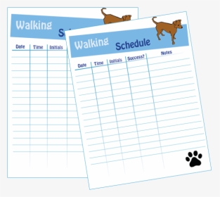 Printable Dog Walking Schedule, HD Png Download, Transparent PNG