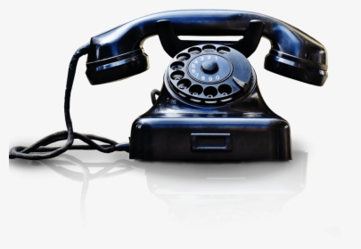 Black Old Fashion Telephone - Modern Age Inventions, HD Png Download, Transparent PNG