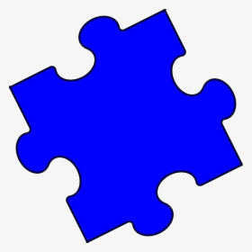 Dark Blue Puzzle Piece - Transparent Background Puzzle Piece Png, Png Download, Transparent PNG