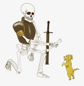 The Skeleton And Puppy, HD Png Download, Transparent PNG