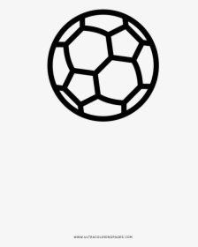 Bola De Futebol Coloring Page - Vector Graphics, HD Png Download, Transparent PNG