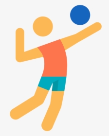 Thumb Image - Volleyball Player Icon Png, Transparent Png, Transparent PNG