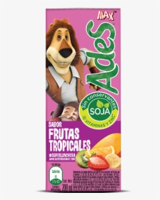 Jugo De Soja Frutas Tropicales 200ml Ades Tetra - Ades Frutas Tropicales, HD Png Download, Transparent PNG