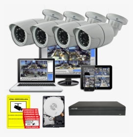 Videovigilancia Y Seguridad En Todoelectronica - Sistema De Camaras De Vigilancia, HD Png Download, Transparent PNG
