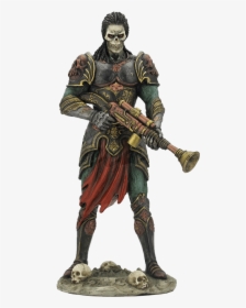Armored Steampunk Skeleton Statue - Zombie Knight, HD Png Download, Transparent PNG