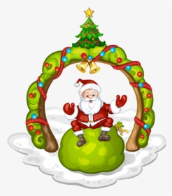 Papa Noël Png, Tube Père Noël Christmas, Santa Clipart - Papai Noel Sorrindo Desenho, Transparent Png, Transparent PNG