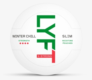 Lyft Winter Chill Slim All White Portion - Circle, HD Png Download, Transparent PNG