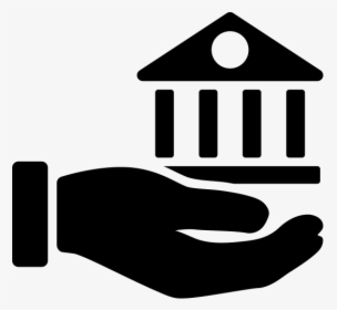 Icon For Grants And Funding - Building In Hand Vector, HD Png Download, Transparent PNG