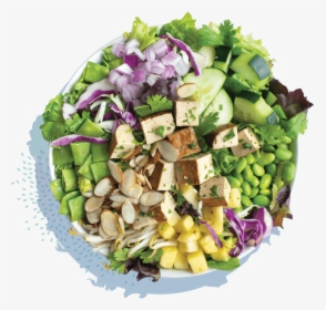 Salad In A Bowl - Salata, HD Png Download, Transparent PNG