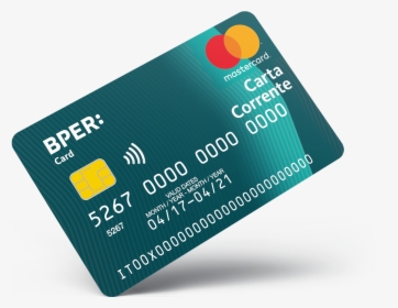 Bper Card Carta Corrente , Png Download - Bper Carta Conto, Transparent Png, Transparent PNG