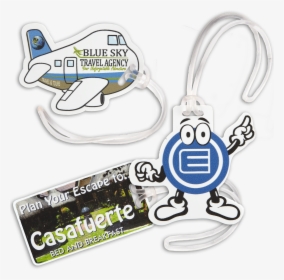 Custom Luggage Tag - Airplane, HD Png Download, Transparent PNG