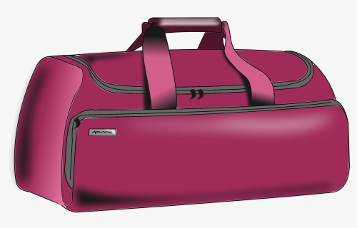 Pink,hand Luggage,brand - Duffel Bag Clipart Transparent, HD Png Download, Transparent PNG