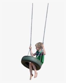 #boy #swing #tire #freetoedit - Girl On Swing Png, Transparent Png, Transparent PNG