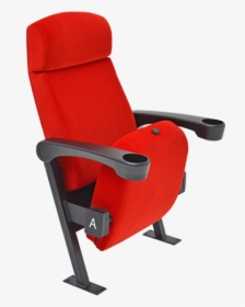Platinum Chair By Series Seating, Upholstery Shown - Red Theatre Chair Png, Transparent Png, Transparent PNG