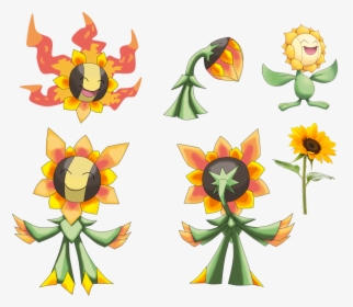 Sunflora Evolution, HD Png Download, Transparent PNG