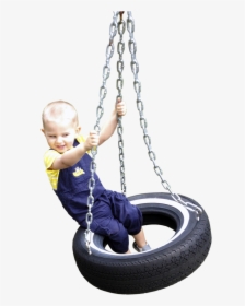 #swing #tire #boy - Criança Brincando Balanço Png, Transparent Png, Transparent PNG