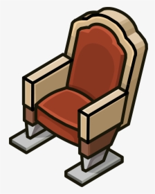 Theater Seat Penguin Wiki - Club Penguin Theater Furniture, HD Png Download, Transparent PNG