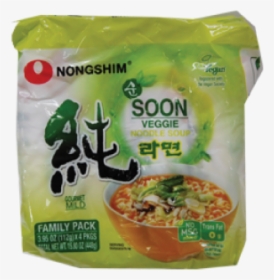 Nongshim Soon Veggie Noodle Soup, HD Png Download, Transparent PNG