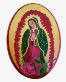 Decor Wall Hanging Virgen De Guadalupe Oval Shaped - Virgen De Guadalupe Png Hd, Transparent Png, Transparent PNG