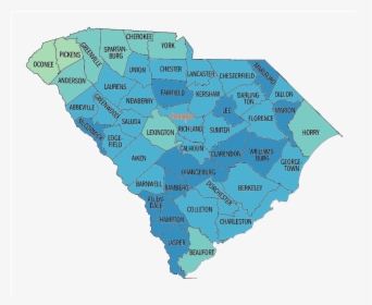 Black Or African American Persons, Percent, - African Americans In South Carolina Map, HD Png Download, Transparent PNG