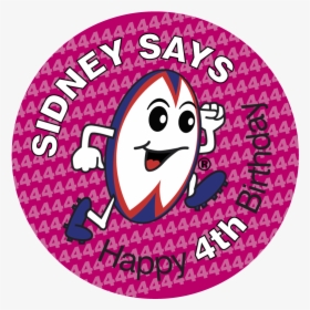 Ruggerbugs Sticker Happy 4th , Png Download - Tag Rugby, Transparent Png, Transparent PNG