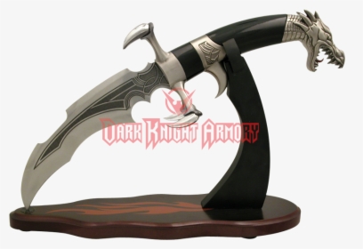 Silver Dragon Claw Dagger , Png Download - Fantasy Dragon, Transparent Png, Transparent PNG